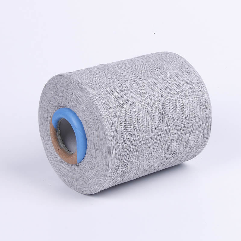 Recycled blended 45% polyester 55% cotton open end yarn